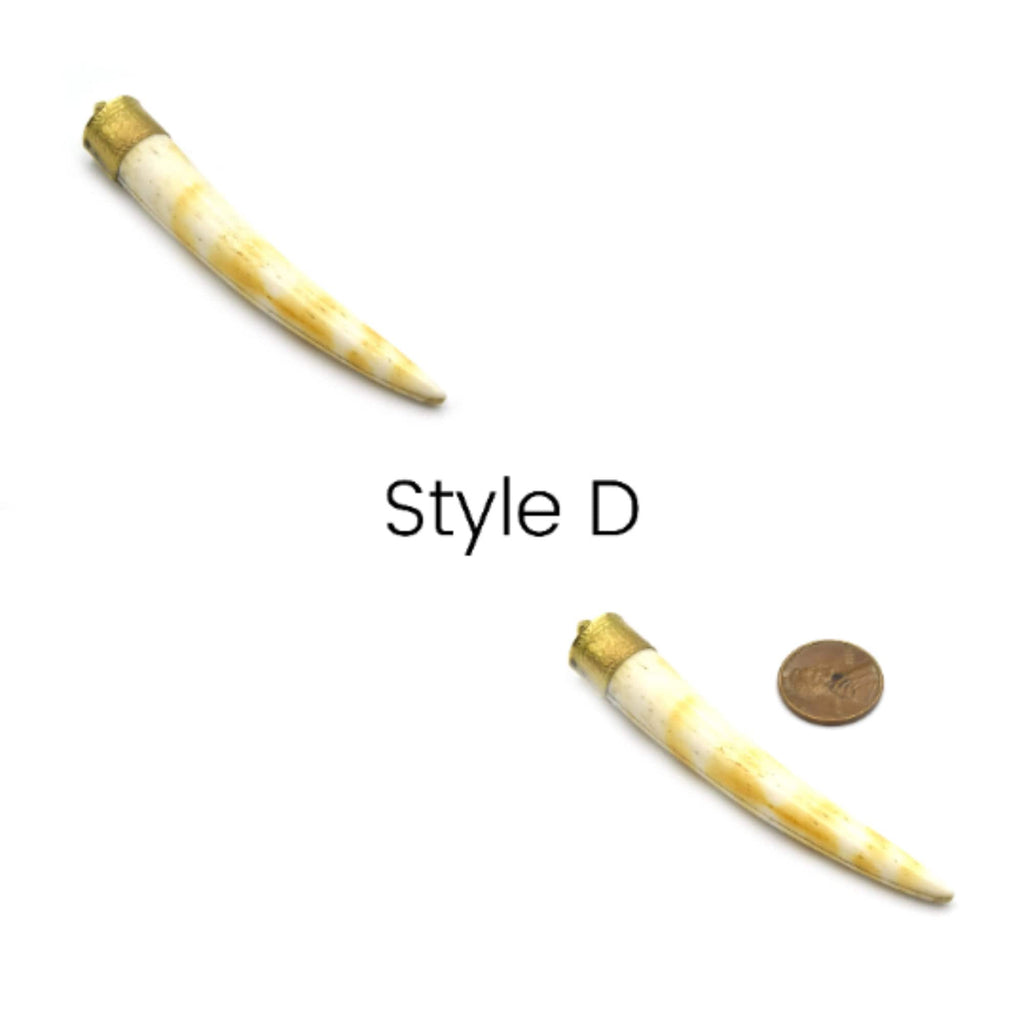 Ox Bone Pendants for Jewelry Making