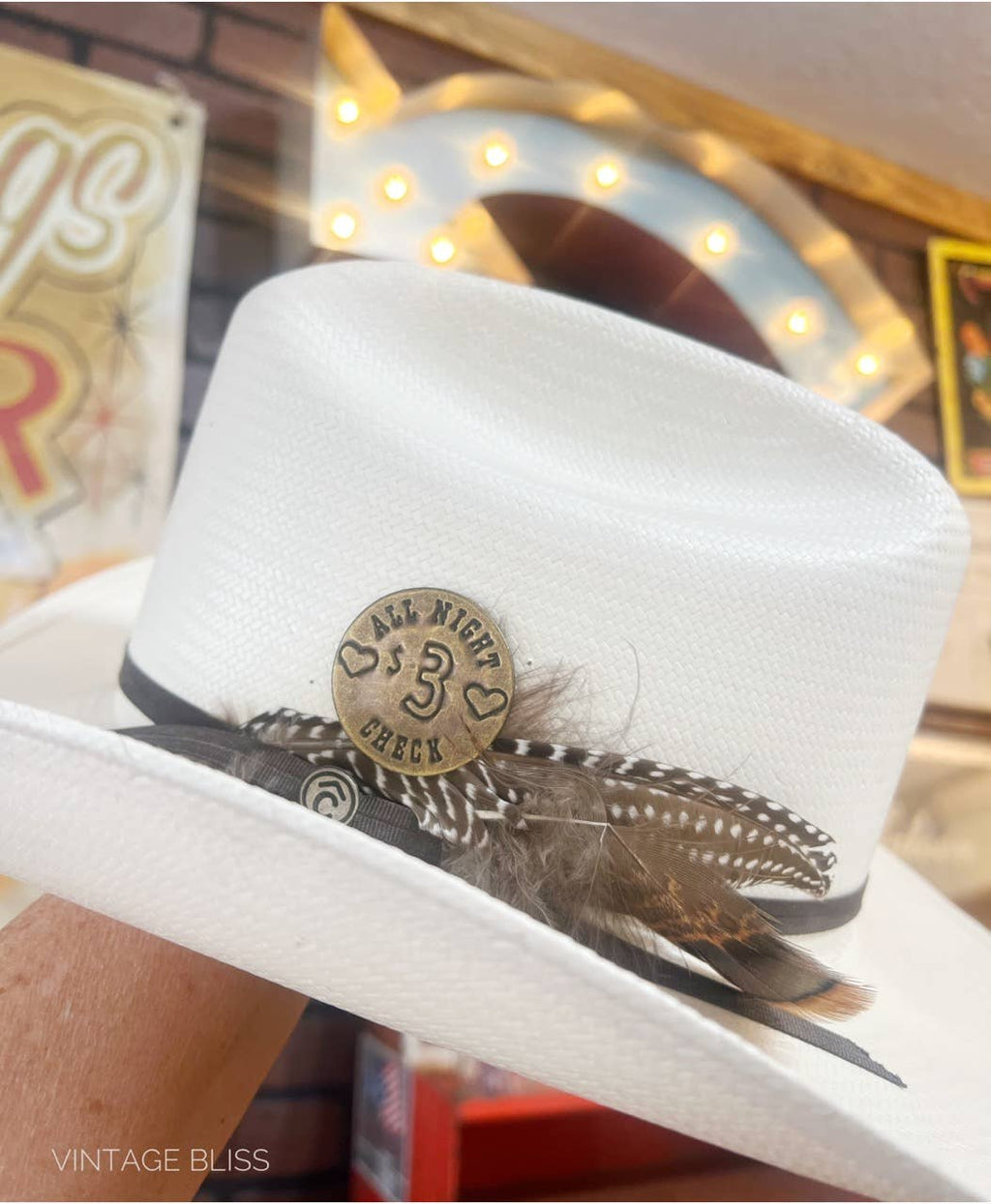 Brothel Token Hat Pin All Night Check