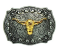 MULTI LISTING - Wholesale Long Horn Bull Belt Buckle 1673