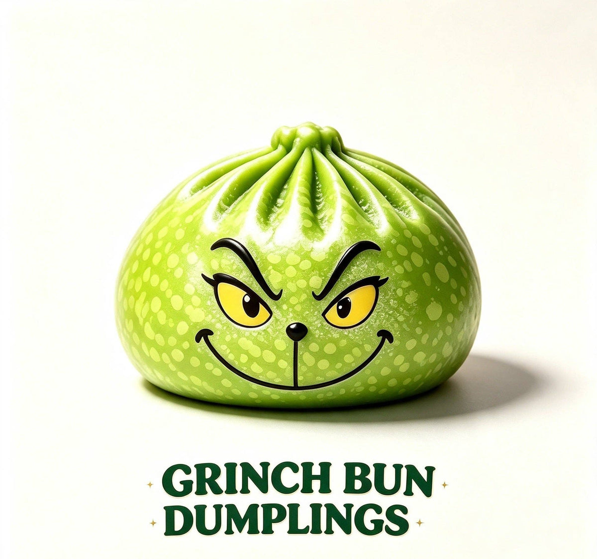 Green Holiday Character Mini Dumpling TPR Squishy