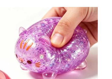 SMALL GLITTER SUGAR CAT SQUISHY
