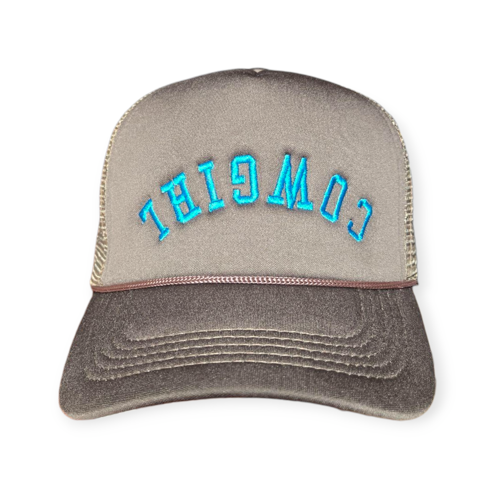 Cowgirl Upside Down Trucker Hat
