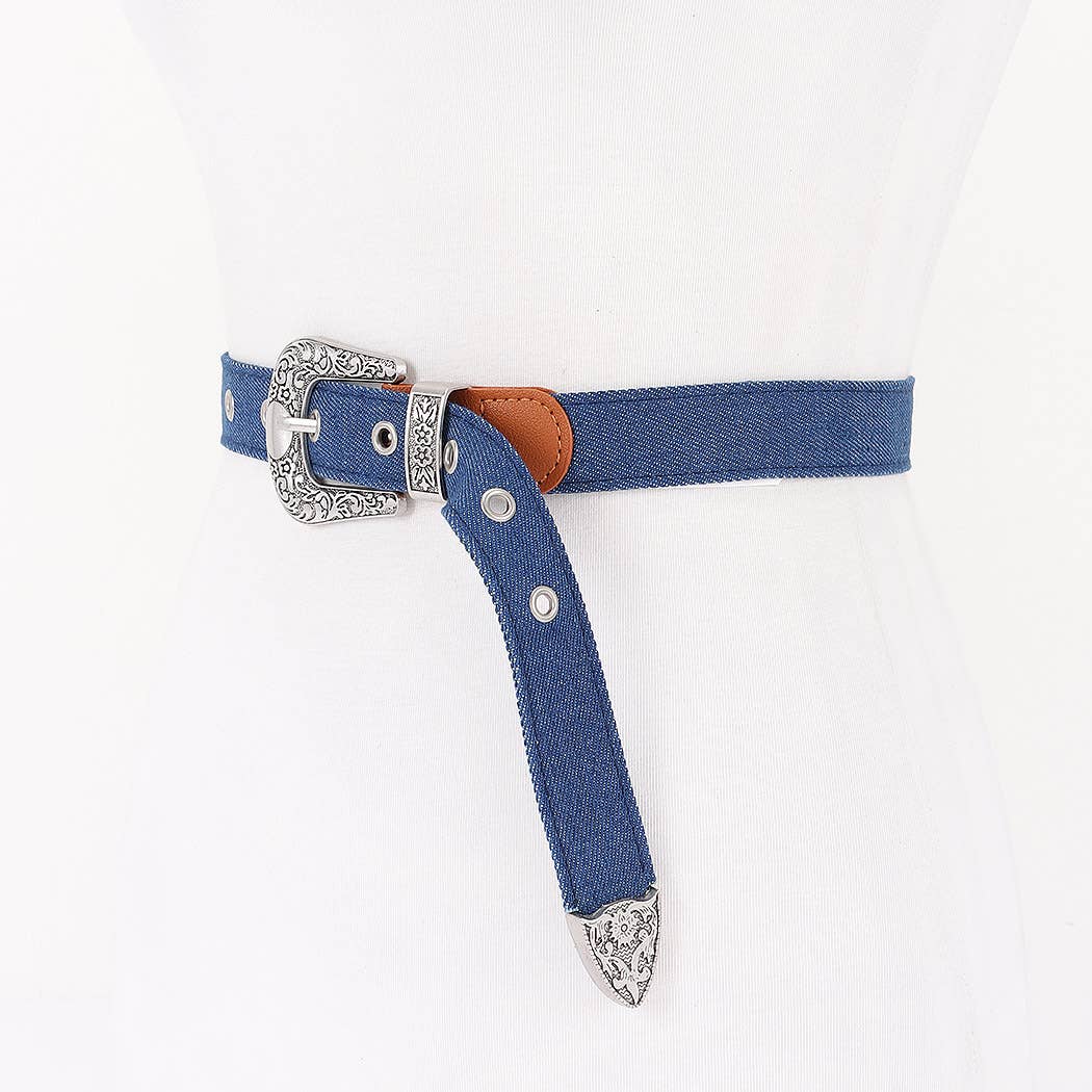Denim Multi Metal Buckle