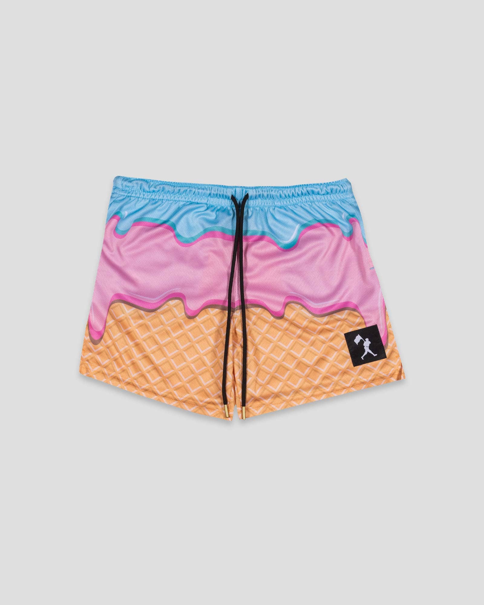 Frozen Treats Ice Cream Sundae Air Mesh Shorts - Youth