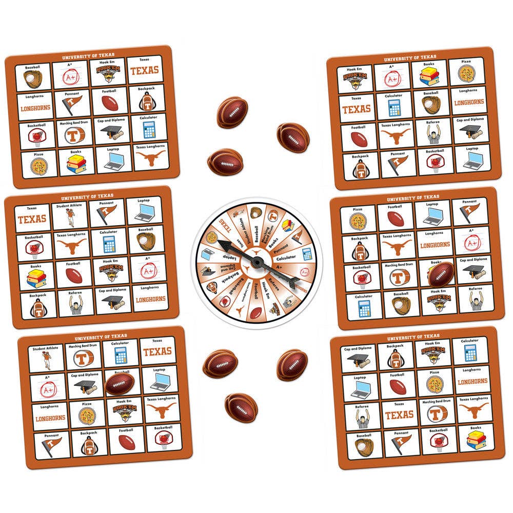 Texas Longhorns NCAA Bingo Game