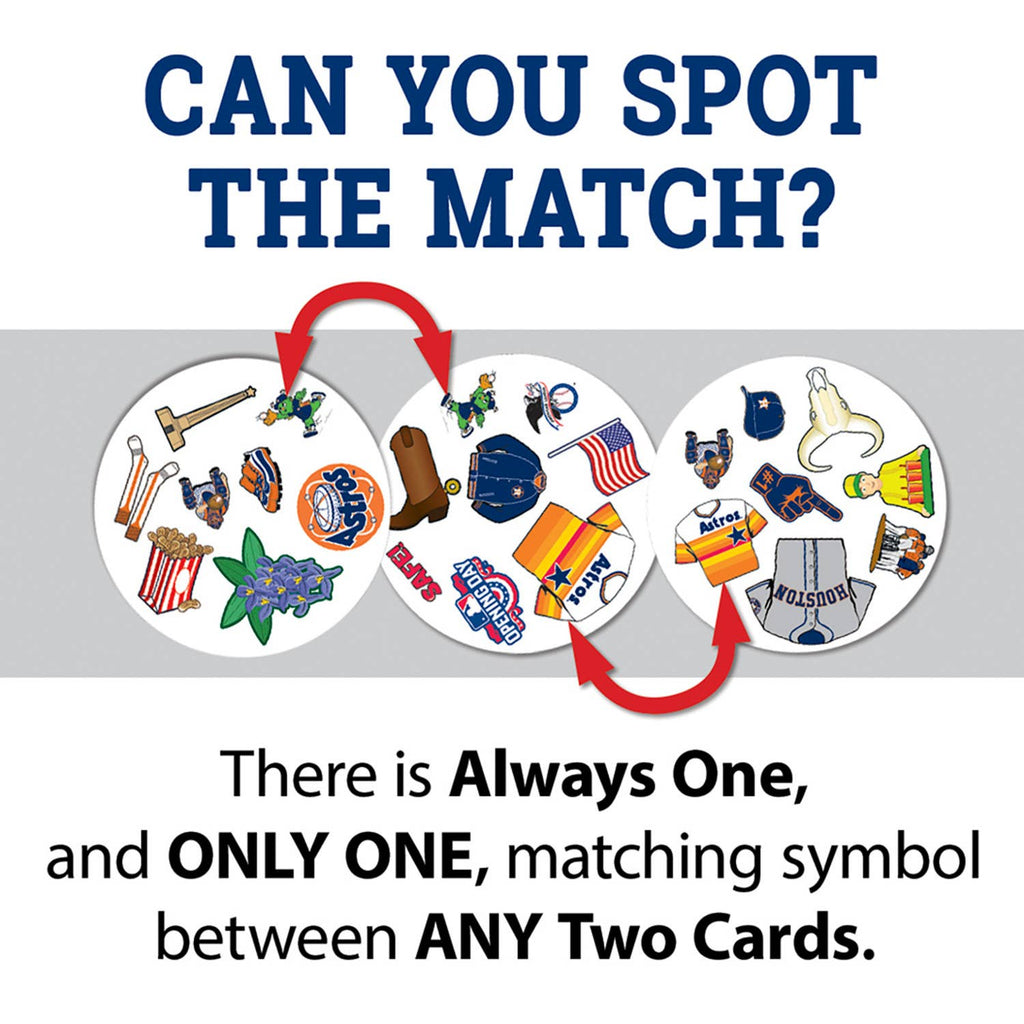 Houston Astros Spot It! Card Game