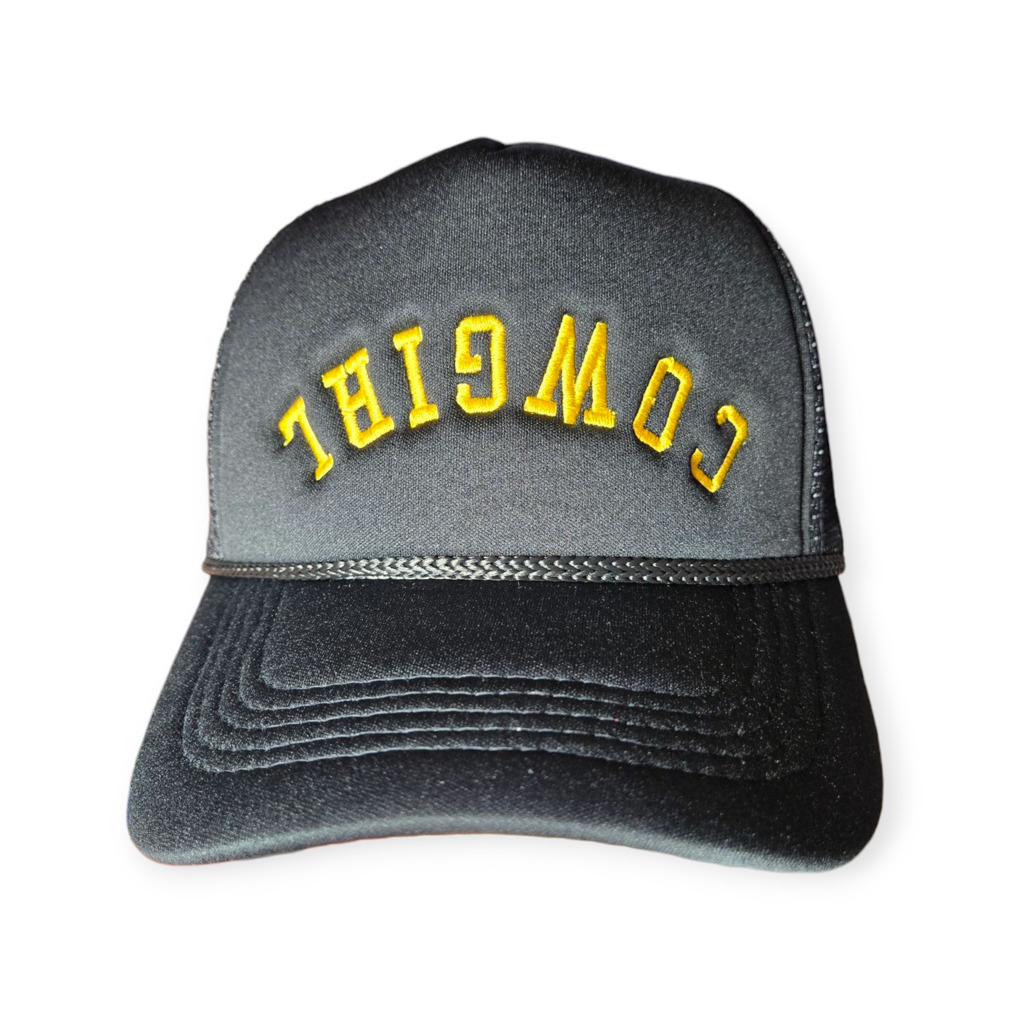 Cowgirl Upside Down Trucker Hat