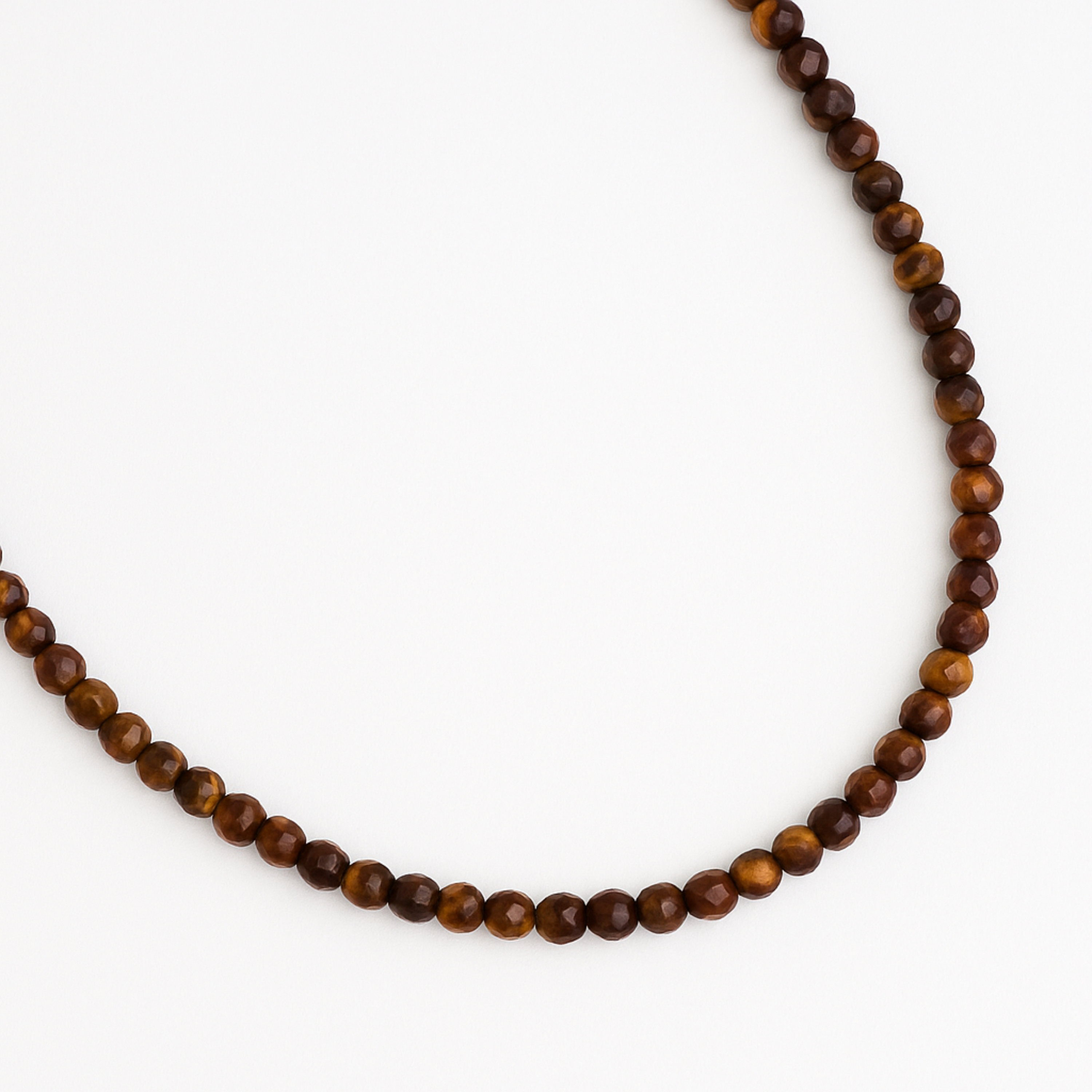 Natural Stone Beads Single Strand Necklace
