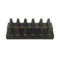Brown Wooden Ring Display - Holds 12 Rings