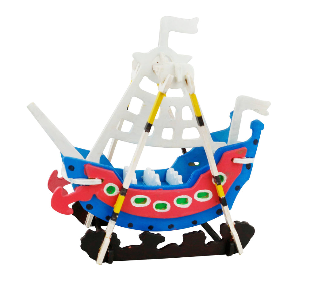 3D Wooden Puzzles (with paint) Kits