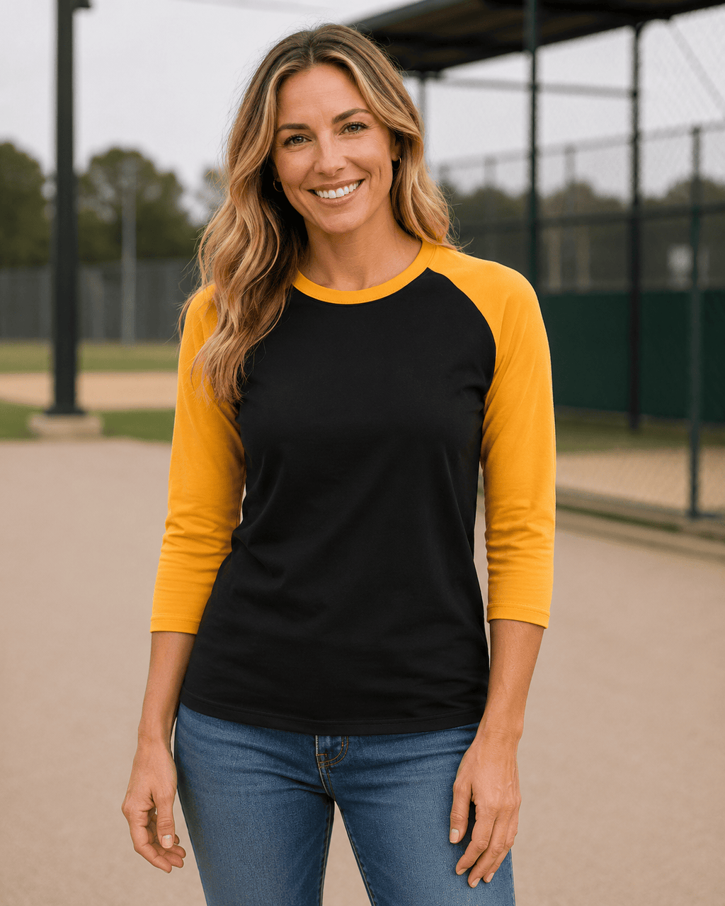 Adult 3/4 Sleeve Raglan Baseball Tee | 35+ Colors