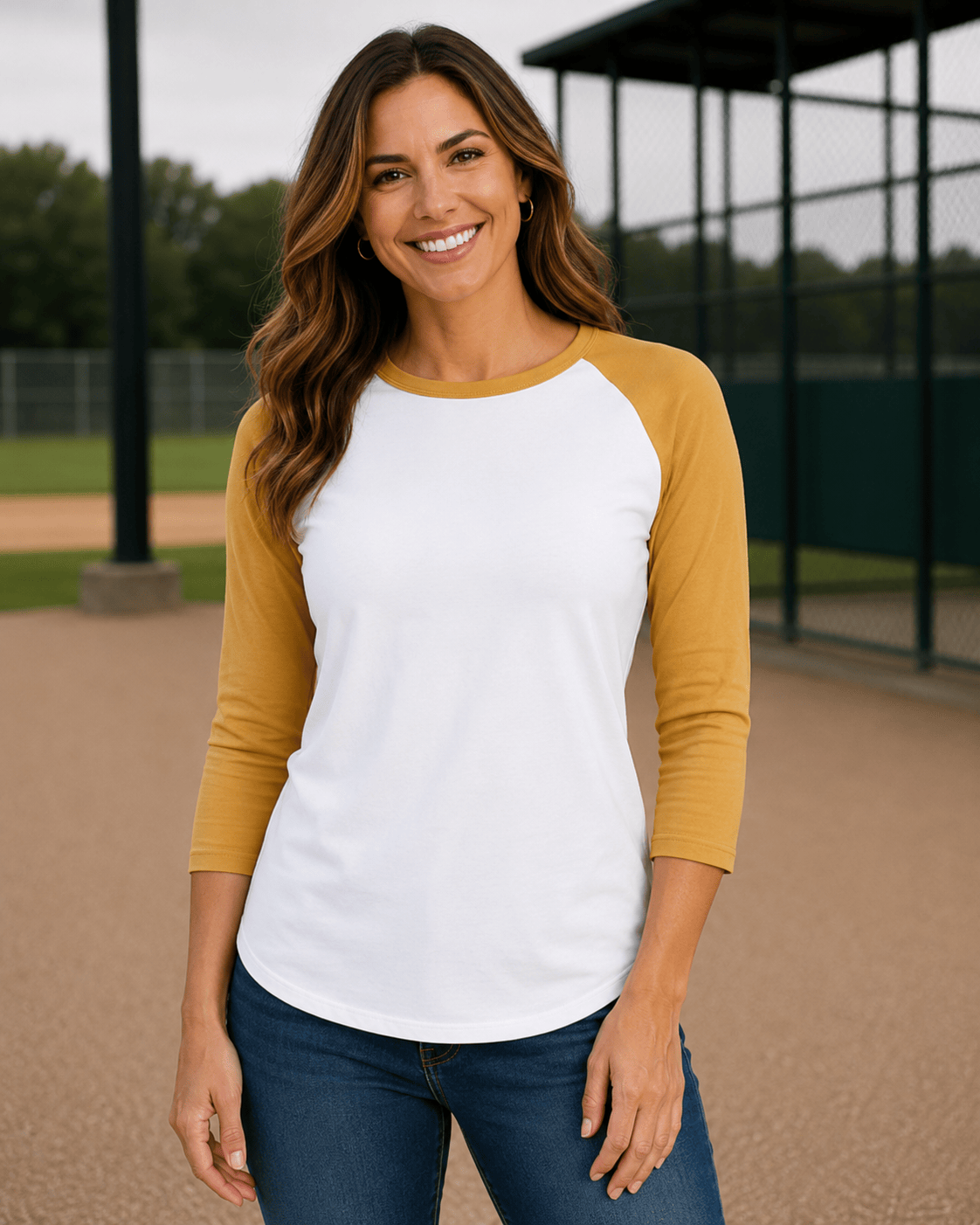 Adult 3/4 Sleeve Raglan Baseball Tee | 35+ Colors