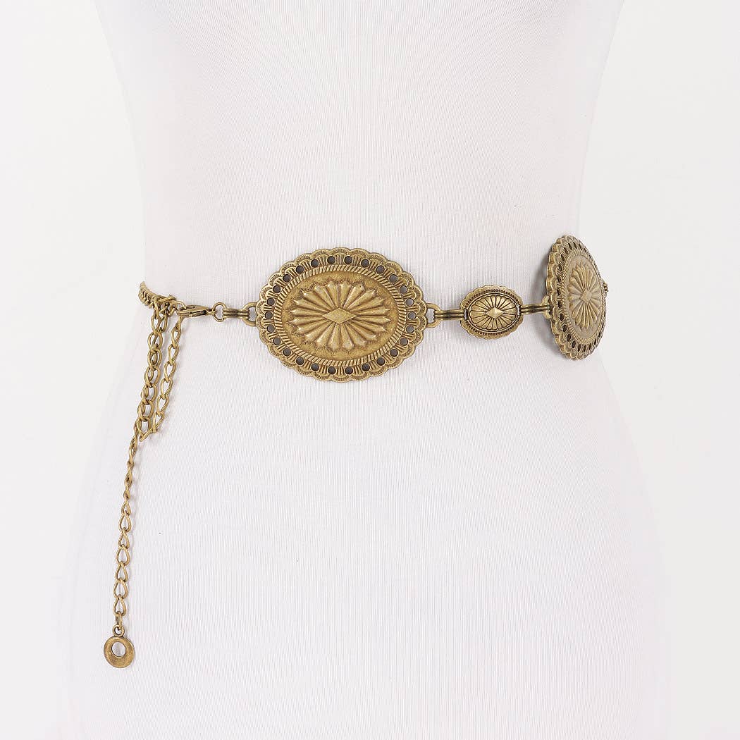 Vintage Metal Chain Belt
