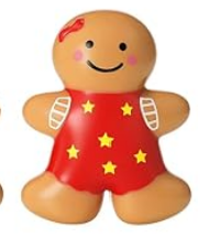 GINGERBREAD BOY & GIRL SQUISHY SET