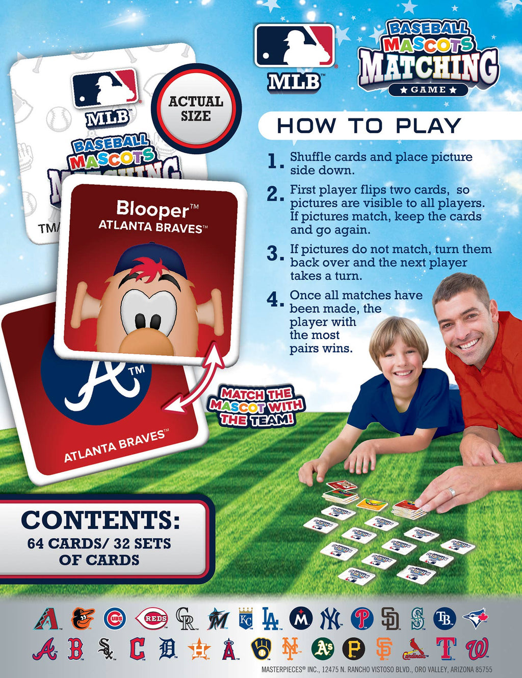 MLB - Mascots Matching Game