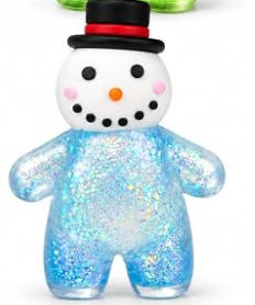 SPARKLY CHRISTMAS CHARACTER SQUISHY
