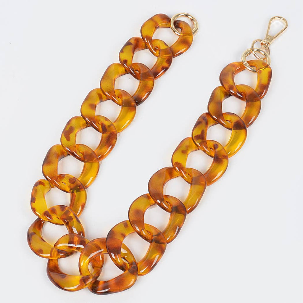 Acrylic Tortoise Chain Necklace