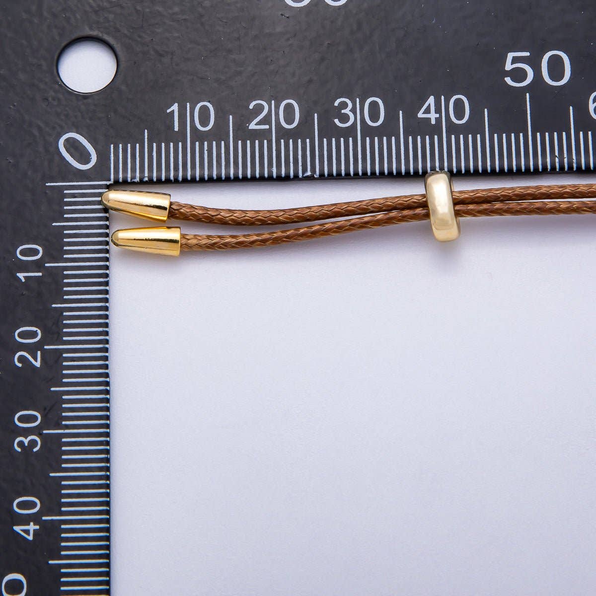SUMMER 2mm Faux Paracord Bolo Slide Adjustable 26 Inch Lariat Necklace | WA-04304 ~ WA-04307
