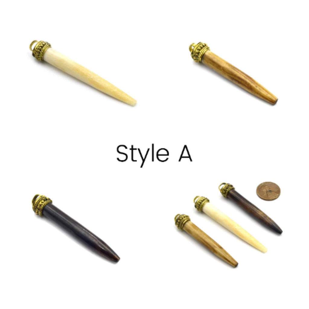 Ox Bone Pendants for Jewelry Making