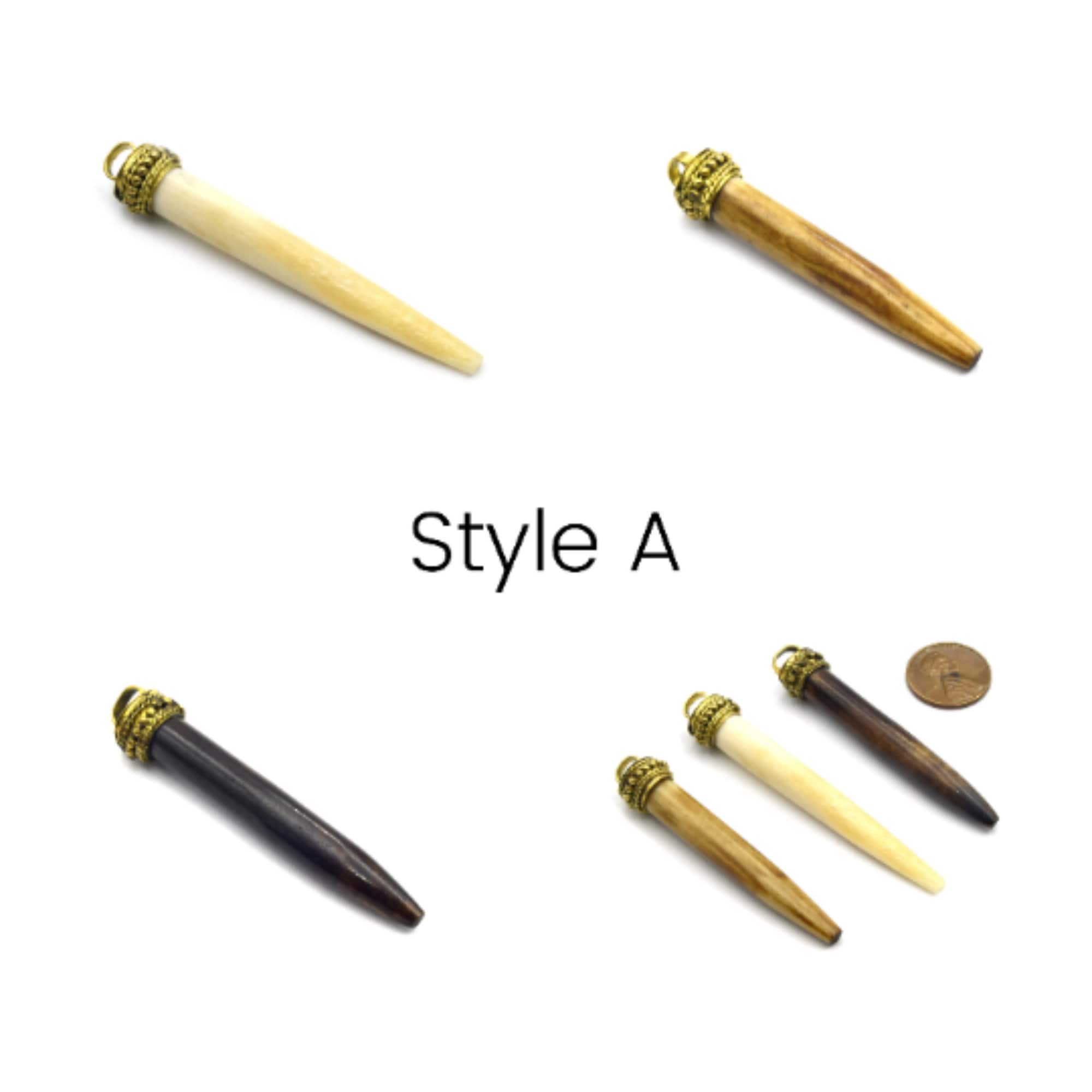 Ox Bone Pendants for Jewelry Making