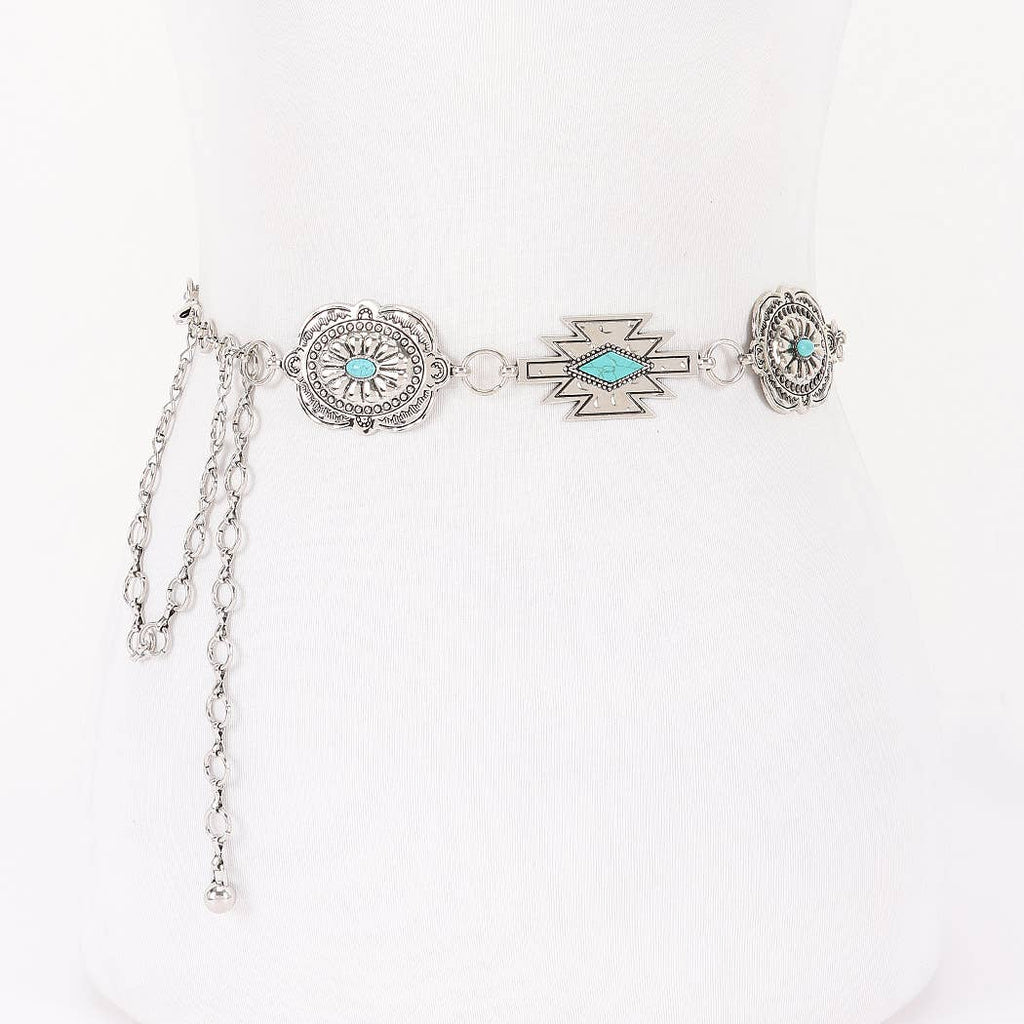 Vintage Metal Chain Belt