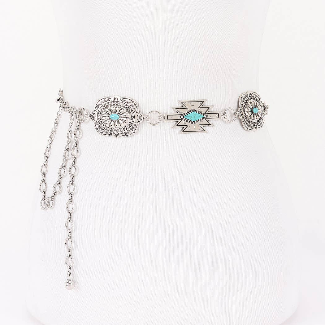 Vintage Metal Chain Belt