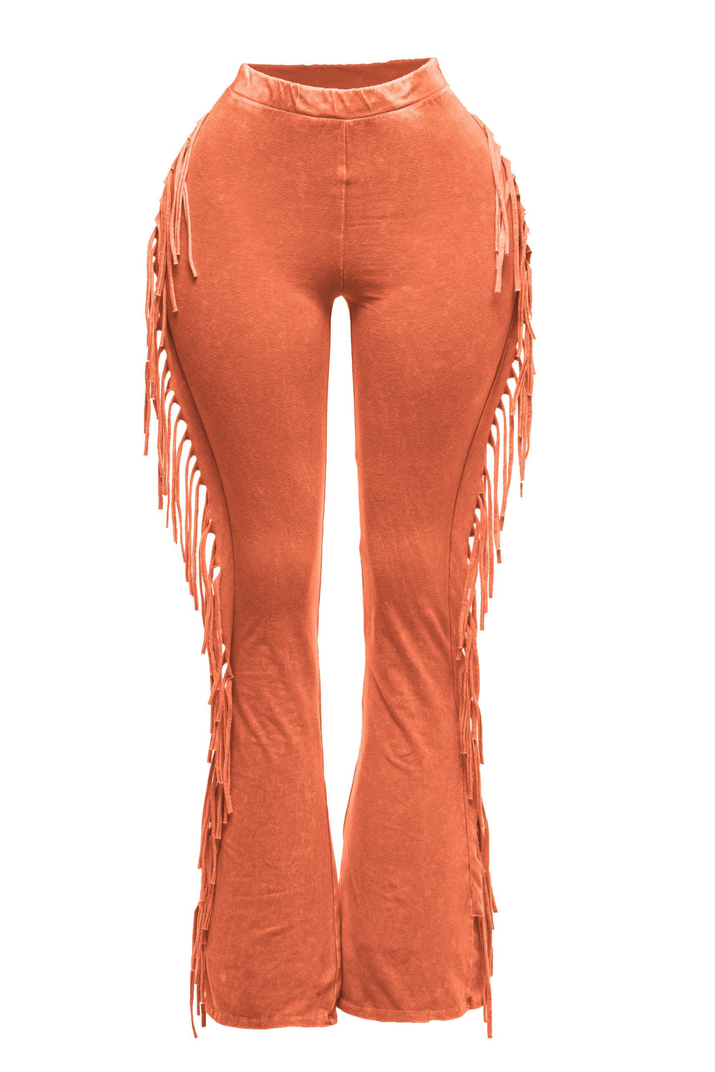 Fringe detailed pants