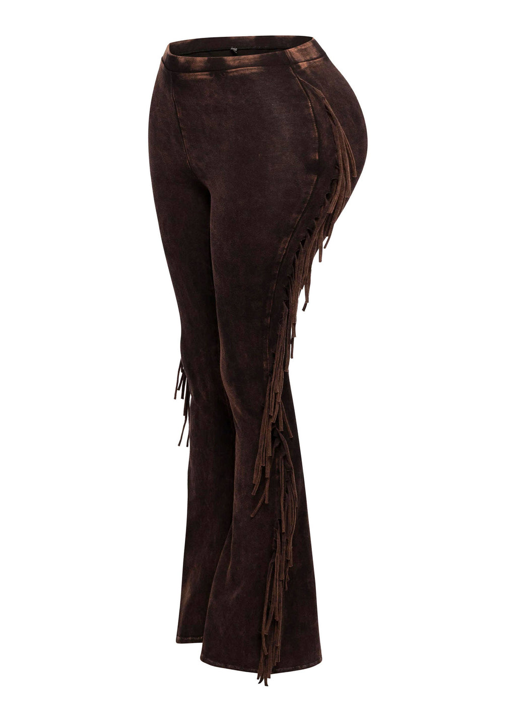 Fringe detailed pants
