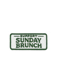 Support Sunday Brunch Embroidered Patch Funny Brunch Quote