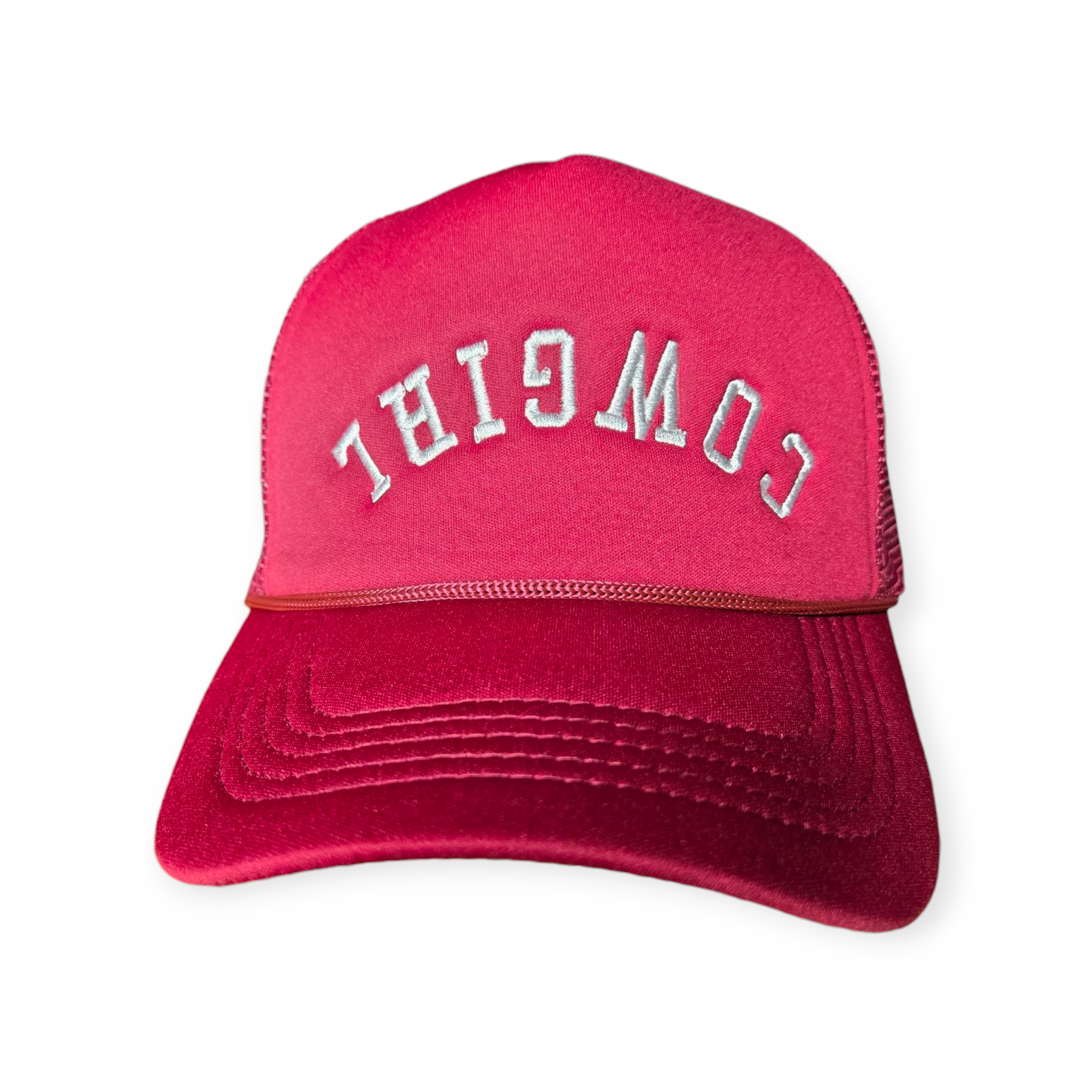 Cowgirl Upside Down Trucker Hat