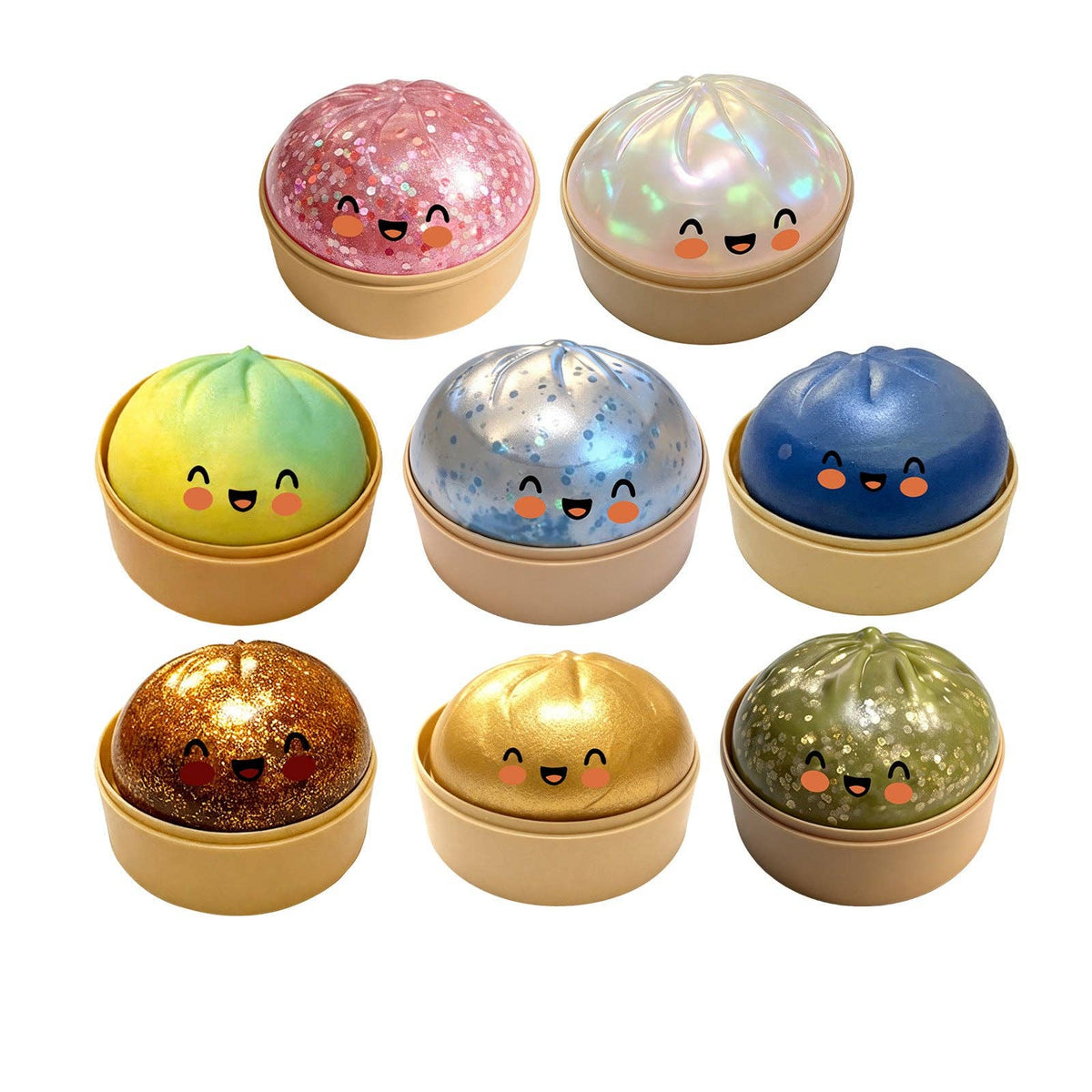 Colorful Dumpling TPR Squeeze Toy