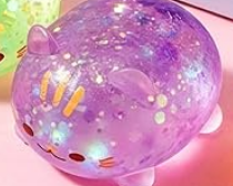 SMALL GLITTER SUGAR CAT SQUISHY