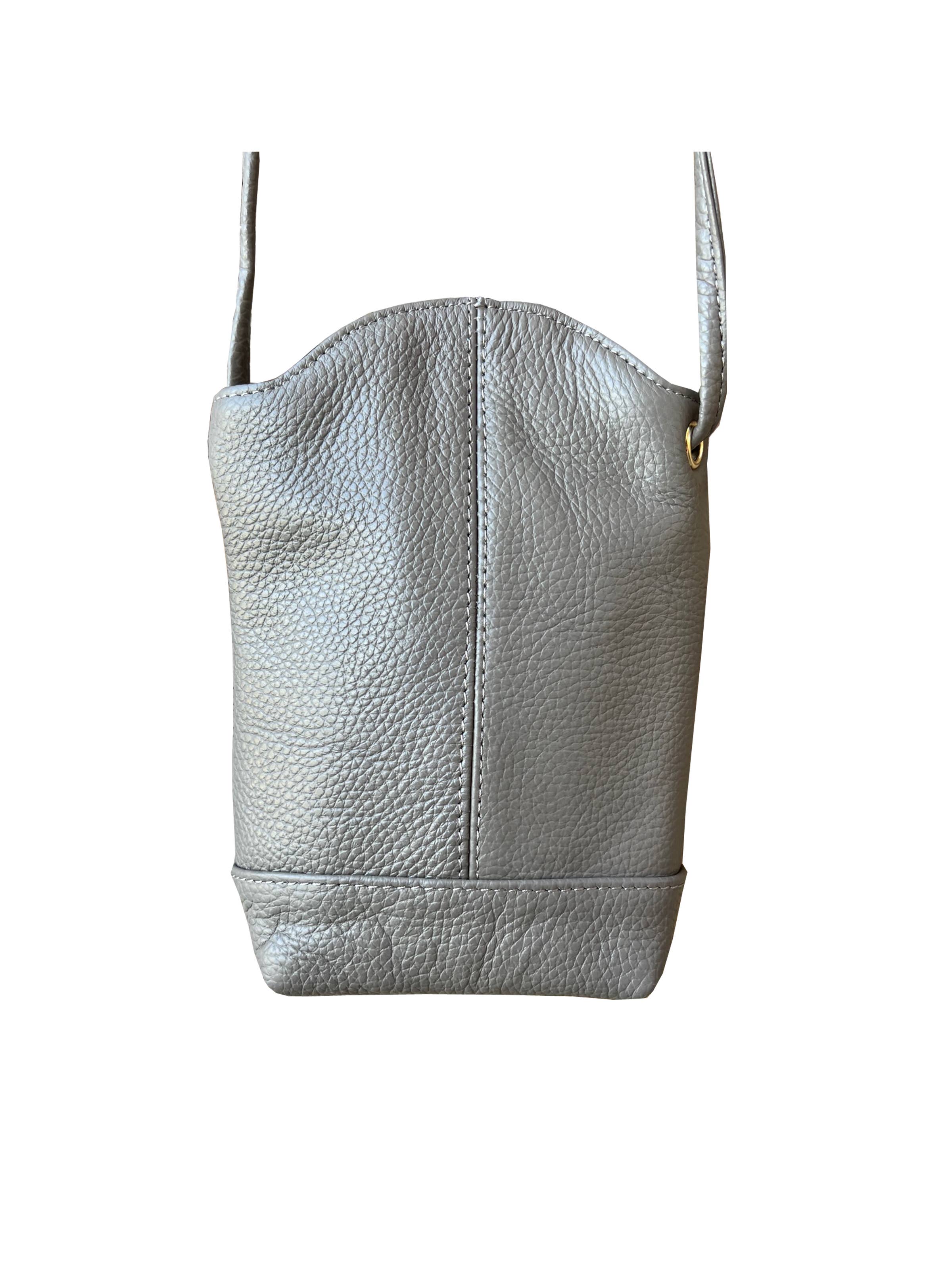 W012 cowhide leather small crossbody for phone