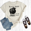 Funny Black Sheep Of The Family Graphci Tee