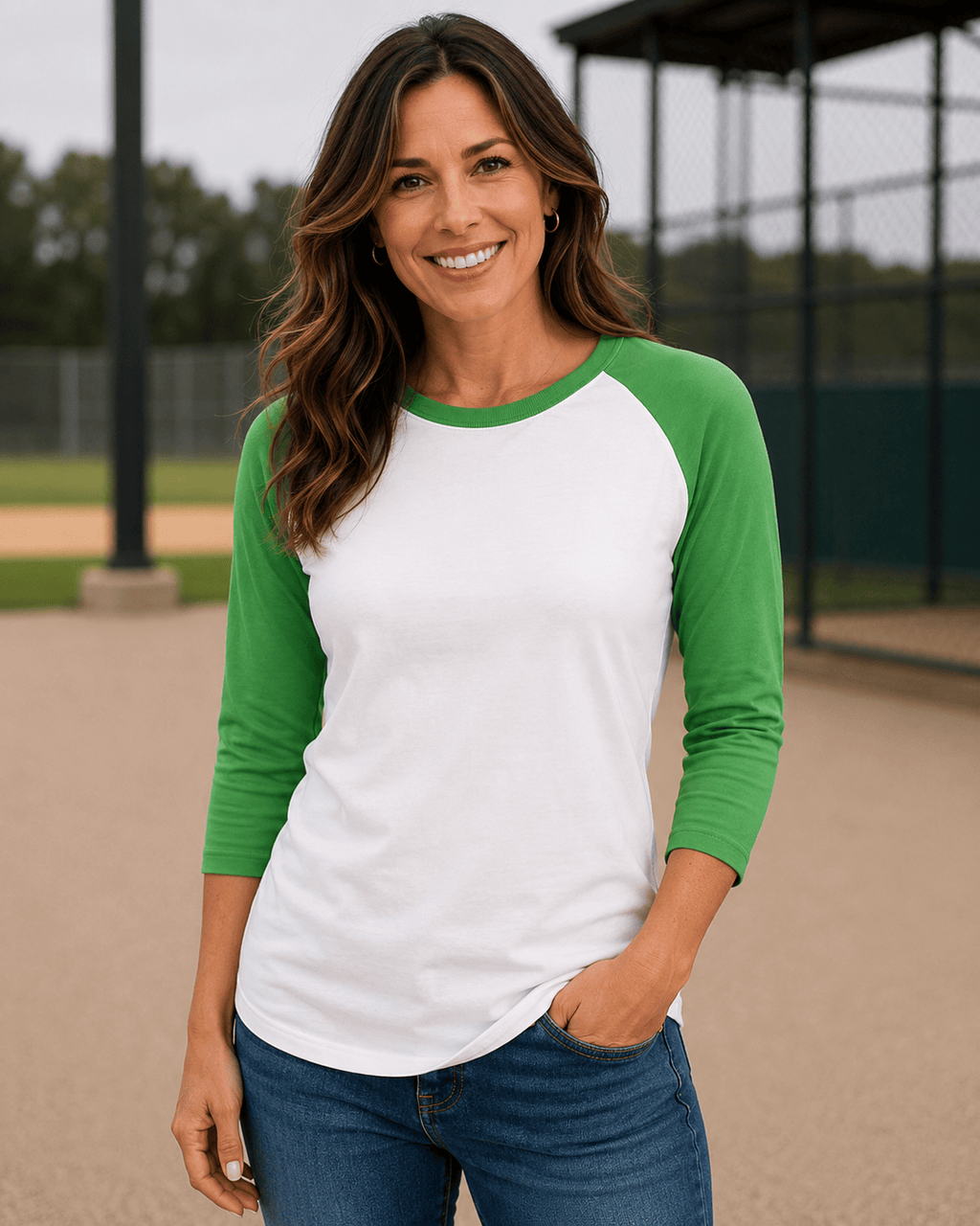 Adult 3/4 Sleeve Raglan Baseball Tee | 35+ Colors