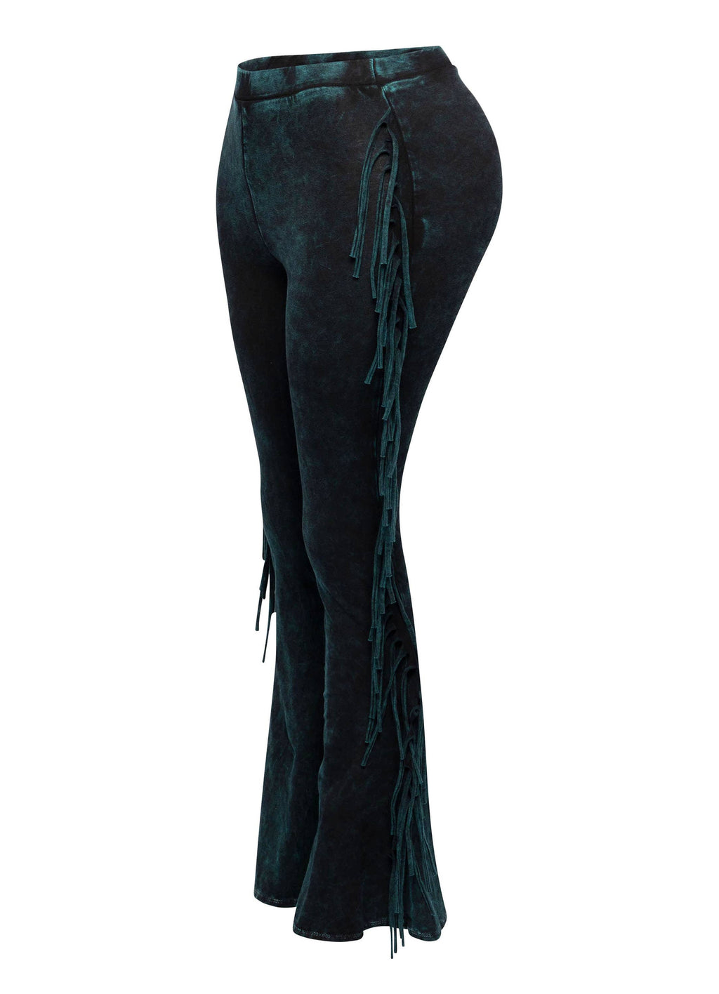 Fringe detailed pants