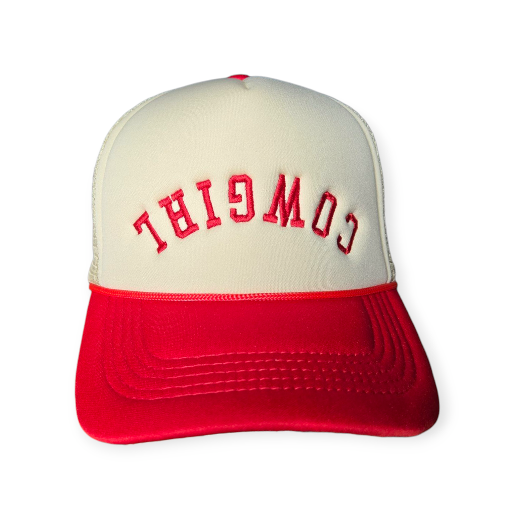 Cowgirl Upside Down Trucker Hat