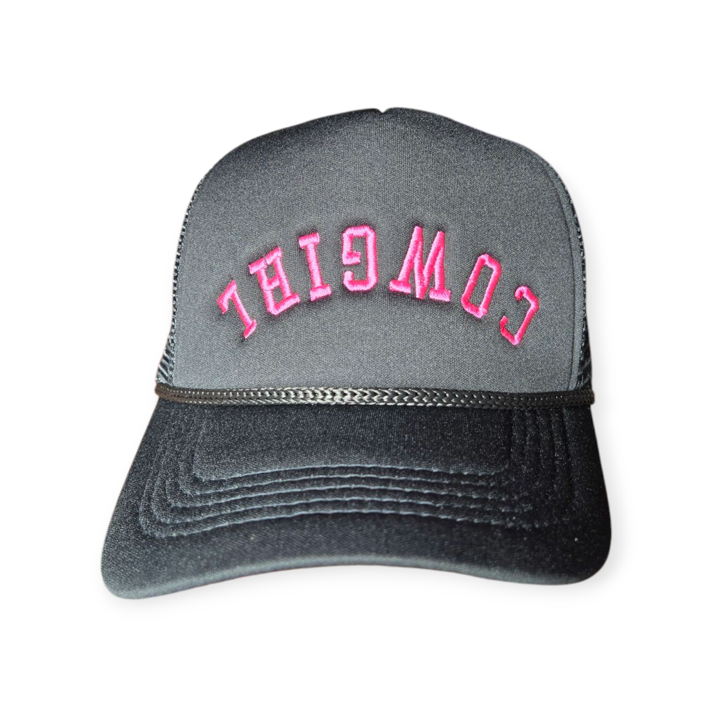 Cowgirl Upside Down Trucker Hat