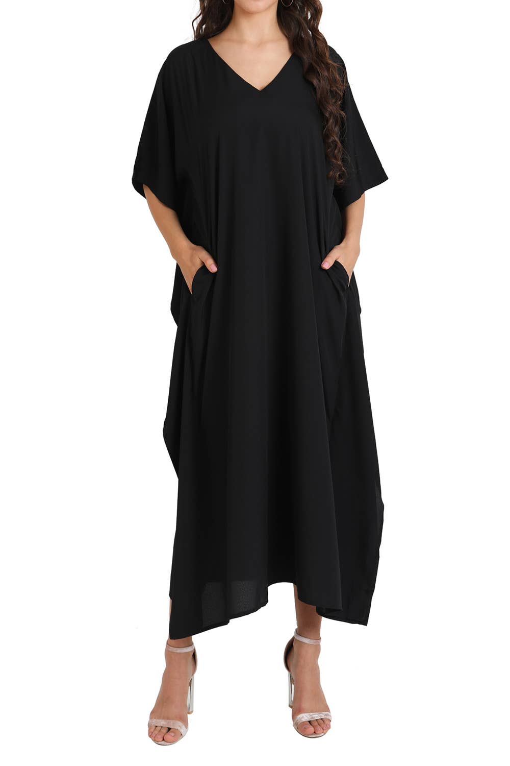 Women Long Kaftan Summer Caftan Dress 5 Colors 153 S-3XL