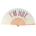 Beaded "I'm Hot" Fan