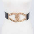 Chain Buckle Stretch Belt