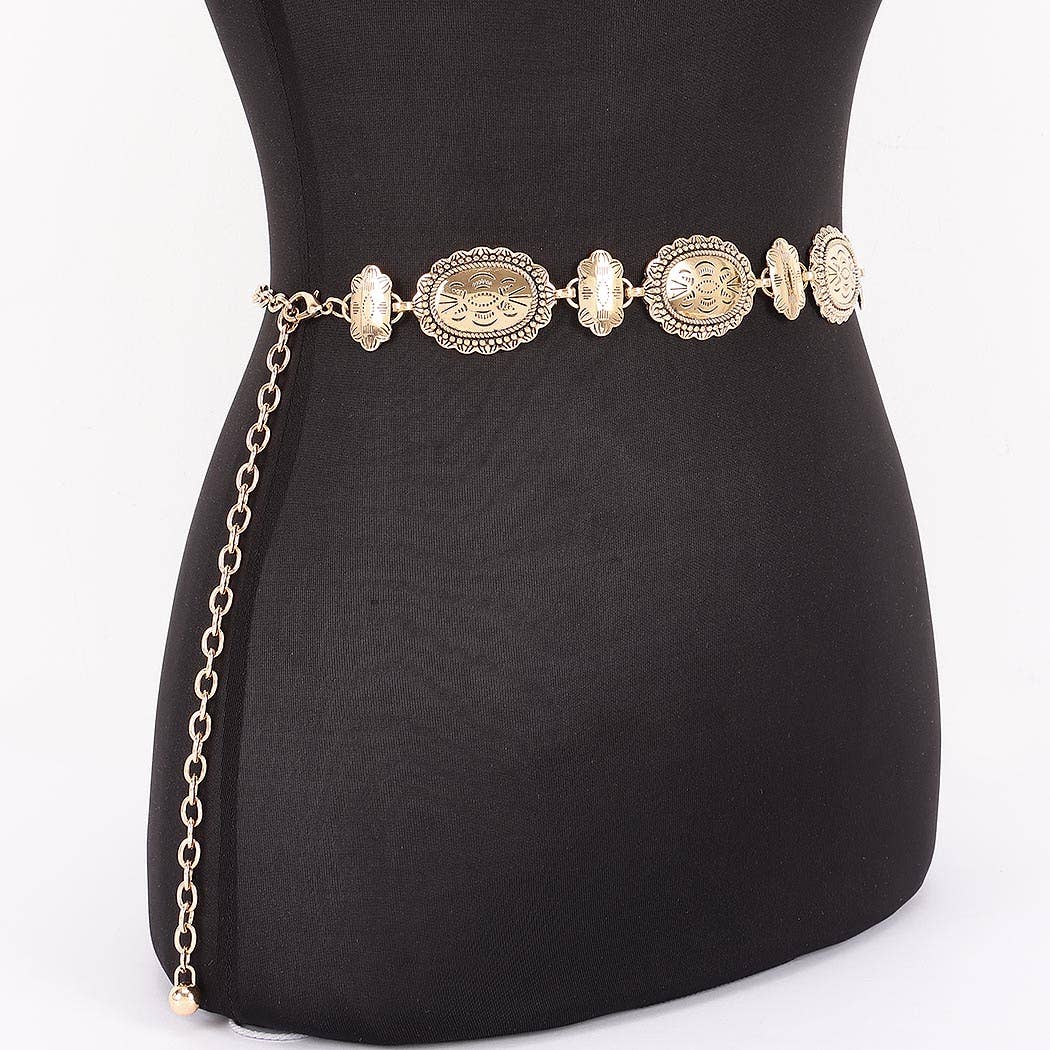 Vintage Metal Chain Belt