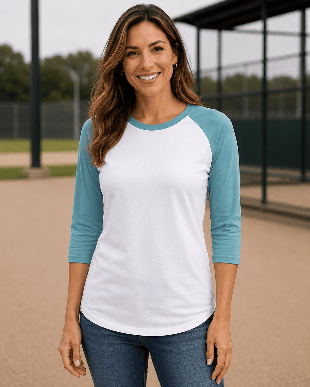 Adult 3/4 Sleeve Raglan Baseball Tee | 35+ Colors