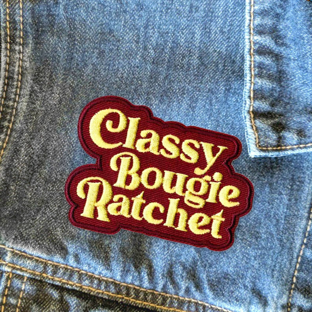 Classy Bougie Ratchet Iron On Patch