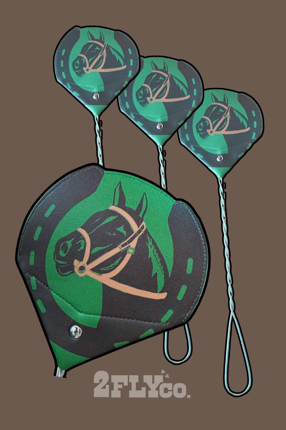 HORSIN' around FLY swat *GREEN