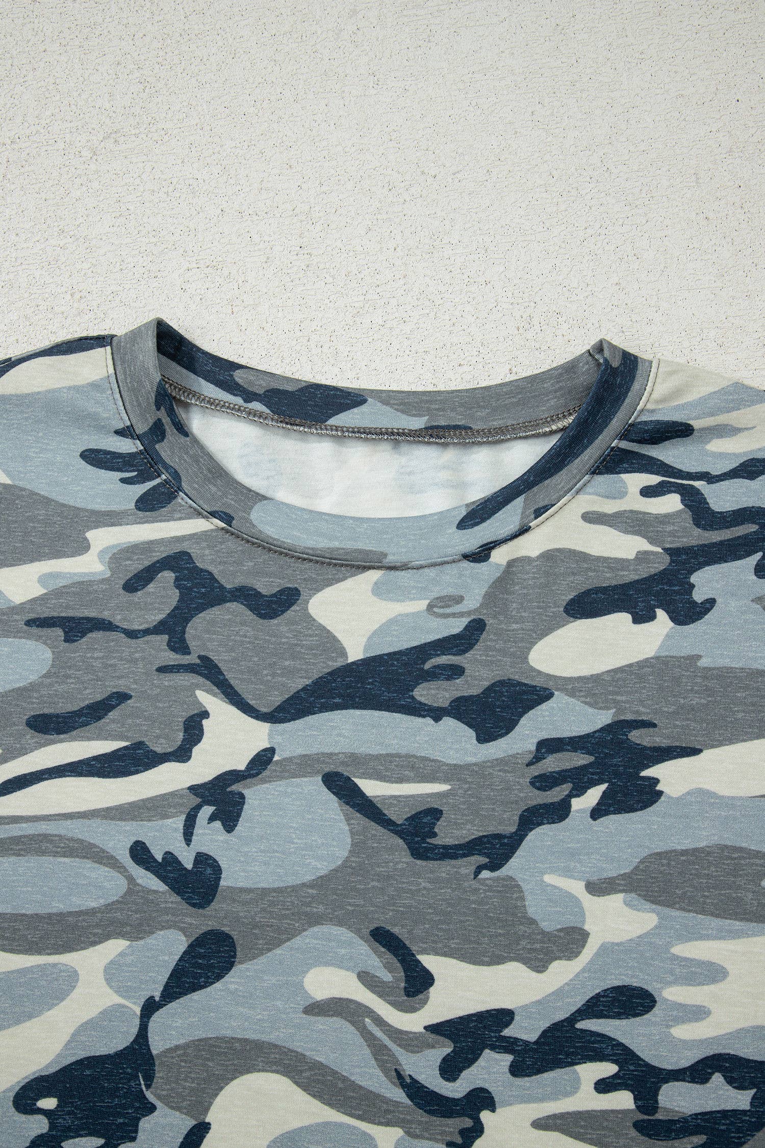 Plus Size Camouflage Print Crew Neck T Shirt (S-4X)