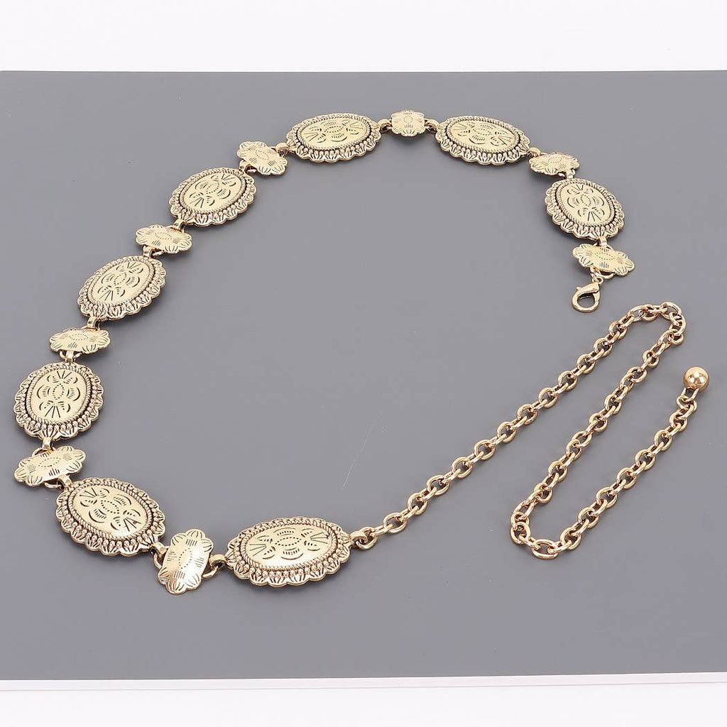 Vintage Metal Chain Belt