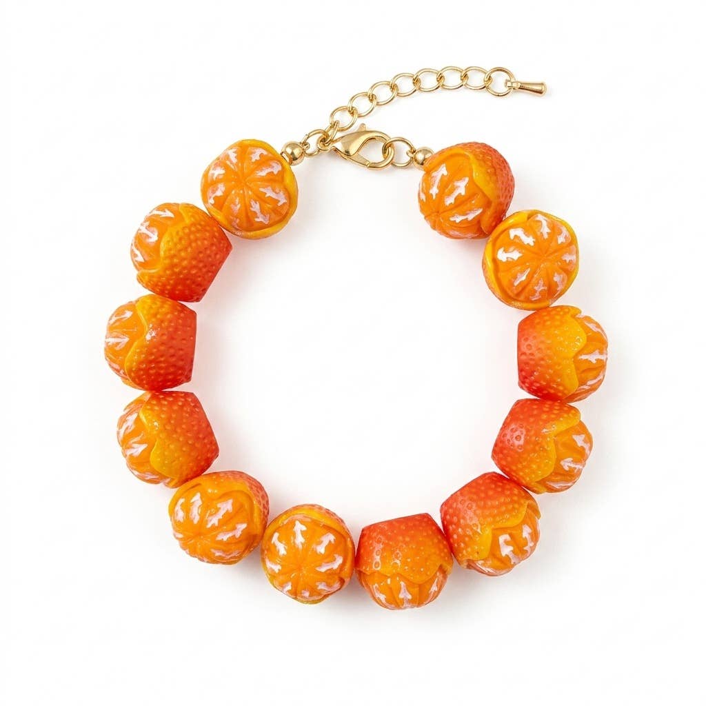 Fruit Statement Beaded Necklace Bracelet