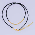 24K Gold Filled Colorful Gemstone Bead Necklace 16.92 Inch with Extender | WA-3626 - WA-3648