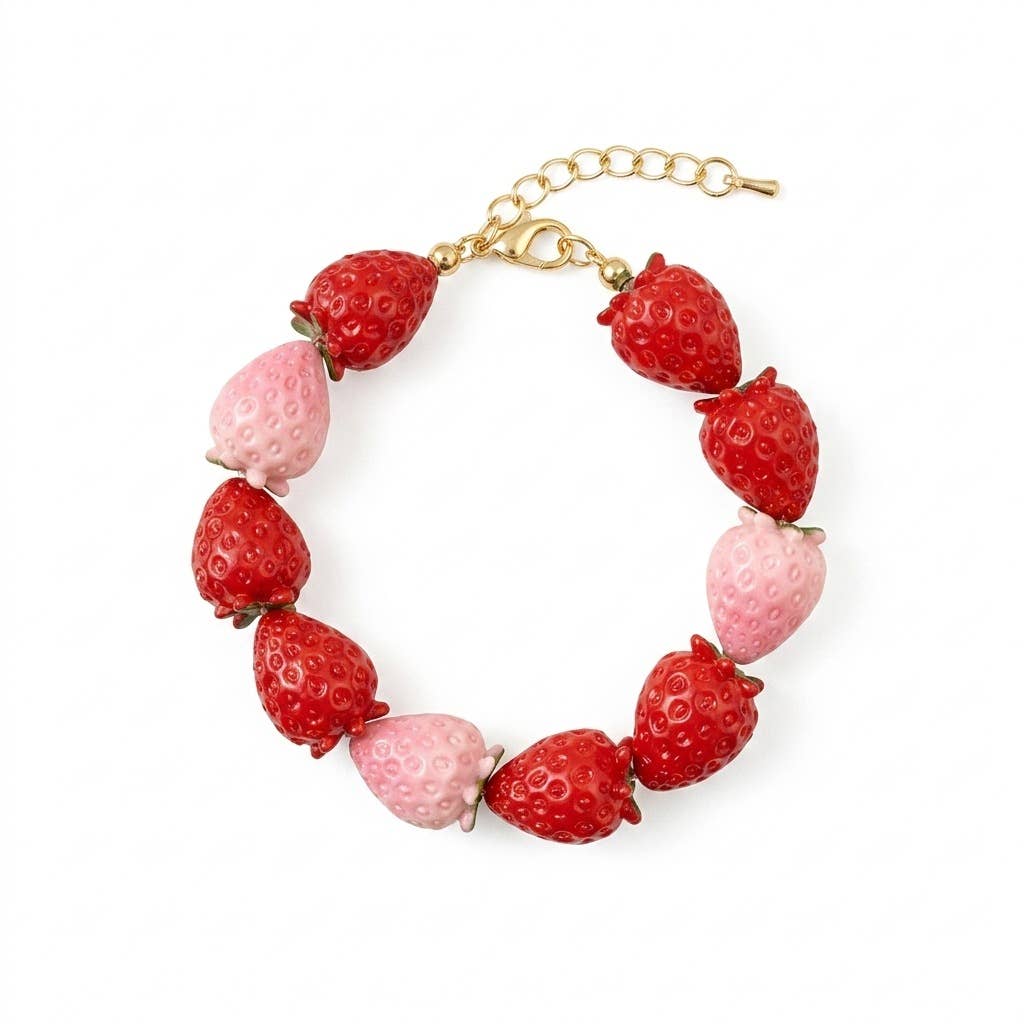 Fruit Statement Beaded Necklace Bracelet